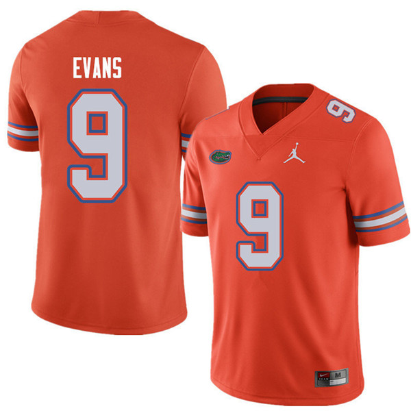 Jordan Brand Men #9 Josh Evans Florida Gators College Football Jerseys Sale-Orange